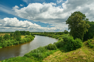 Fototapeta premium River Neman , Belarus.