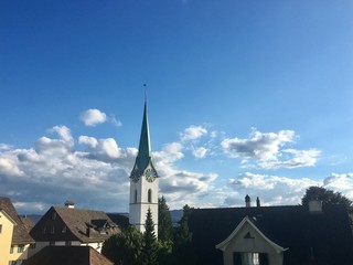 Kirche in Zollikon in der Schweiz 