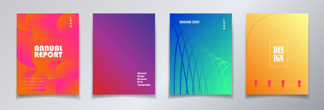 Brochure, magazine, headline, cover layout. minimalist style. Vector template. Exhibition Modern ART catalog design.