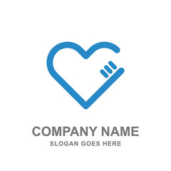 Toothbrush Love Dentist Dental Care Logo Icon Business Template 