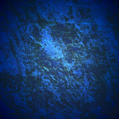 Blue rock background. Shaded mineral texture