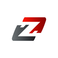 letter Z logo. speed logo design concept template