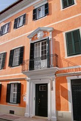 Naklejka premium Port Mahon sur l'île de Minorque