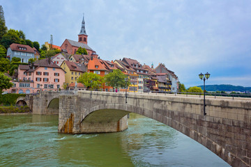 Fototapeta na wymiar Laufenburg, Schweiz