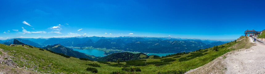 Fototapeta na wymiar Panoramic View From Mountaintop