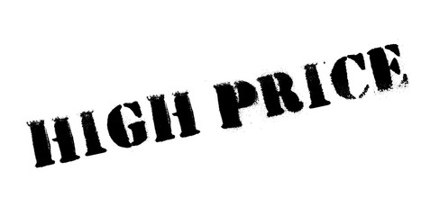 High Price rubber stamp. Grunge design with dust scratches. Effects can be easily removed for a clean, crisp look. Color is easily changed.