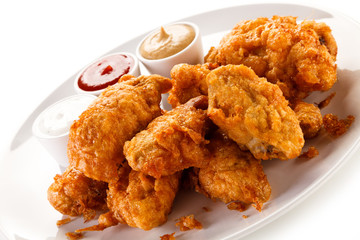 Fried chicken nuggets