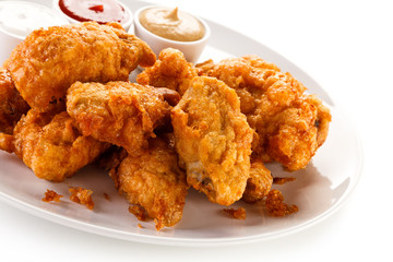 Fried chicken nuggets