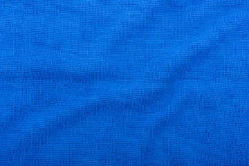 Blue Microfiber Cloth Background