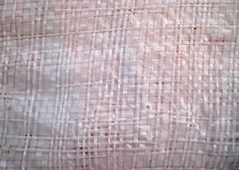 White polyethylene bag texture