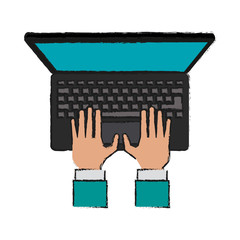 laptop vector illustration