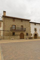 The town of Obanos in Navarre, Spain