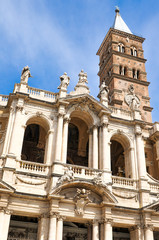 Old architecture in Roma, Italy