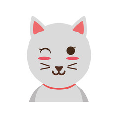 Obraz premium Cute cat cartoon