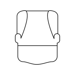 Man faceless cartoon