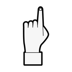 hand vector illustration