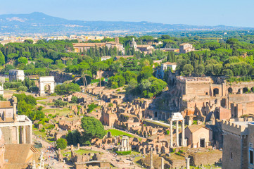 Fototapeta na wymiar Ancient Rome, Italy