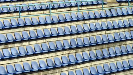 Sitze im Stadion © Kathrin