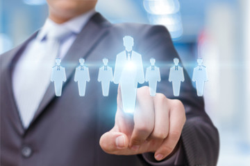 The choice of the employee on the virtual computer.