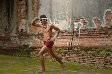 muay thai,Thai boxing vintage style,Thailand