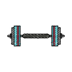 barbell vector illustration