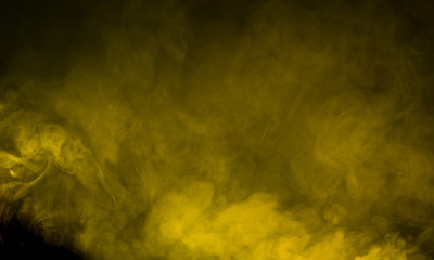 Obraz na płótnie Canvas Yellow Smoky Background