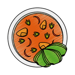 soup vector illustration