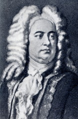 George Frideric Handel (1685-1759), German, later British, baroque composer - obrazy, fototapety, plakaty