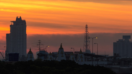 Sky in morning.