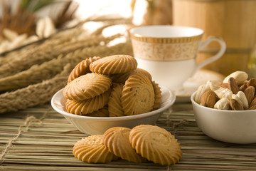 Jeera Coolies or Salty Cumin Seed Biscuits