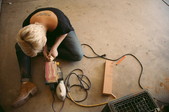 A Girl Creating a Pipe