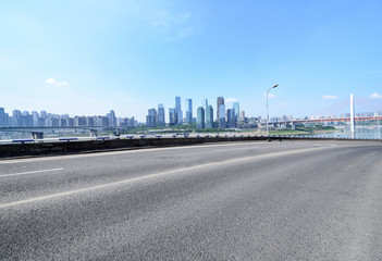Obraz premium chongqing cityscape,yangtze river bridge
