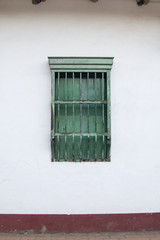 Peasant village window
