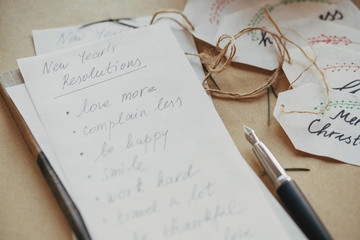 New Year's Resolutions