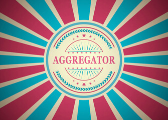 Aggregator Retro Vintage Style Stamp Background