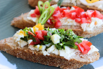 Hearty sandwiches