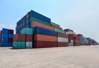 Industrial port and container yard