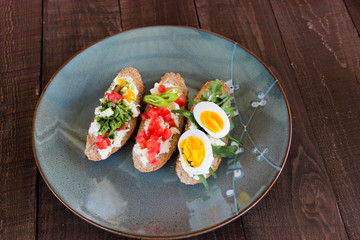 Hearty sandwiches