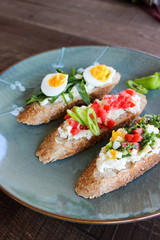 Hearty sandwiches
