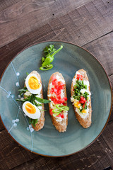 Hearty sandwiches