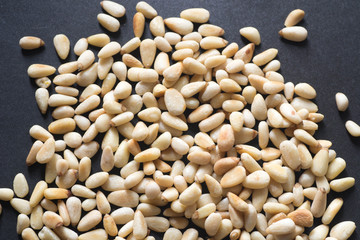 pine nuts macro