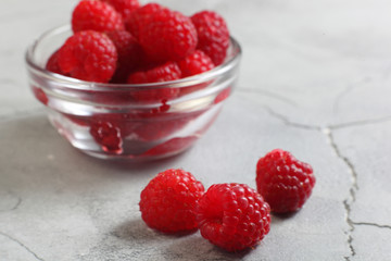Fototapeta na wymiar Fresh raspberry