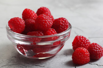 Fresh raspberry berries