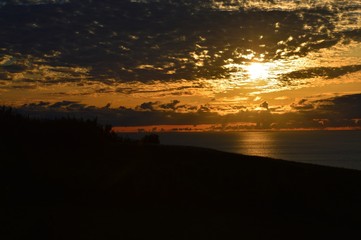 Abendsonne an der Küste