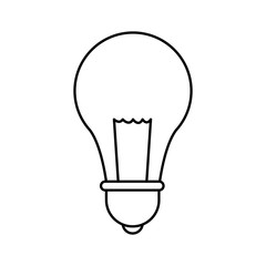 school bulb idea creativity innovation icon