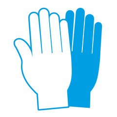 medical gloves icon