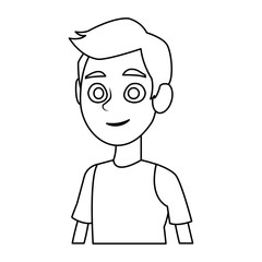 portrait young boy student person