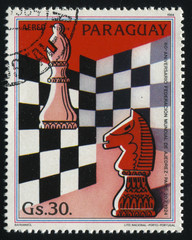 chess Paraguay stamp