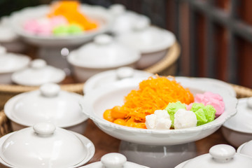 Thai dessert Thai tradition, dessert food Thailand 