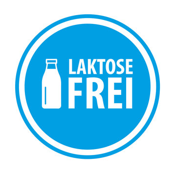 Laktosefrei / Laktose / Button 